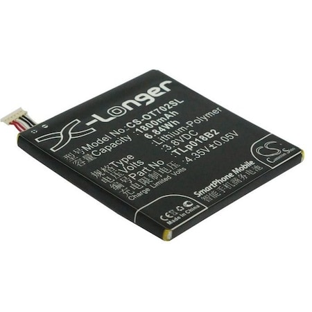 Bsc Preferred TCL P600 P606 P606T S820 Mobile Phone Replacement Battery CS-OT702SL.2